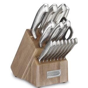 Cuisinart Stainless Steel Knife Set with Wooden Block